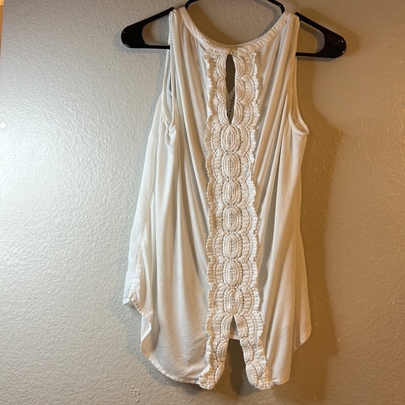 Daniel Rainn Tops Daniel Rainnodela Mixed Material Top Poshmark